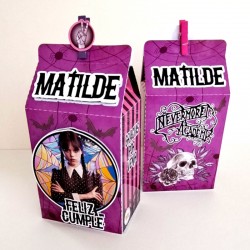 Caja milk con relieve
