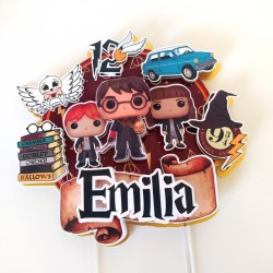 Topper de torta con relieve