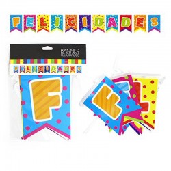 Banner "Felicidades" Colores