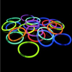 Pulseras luminosas (Set de 10)